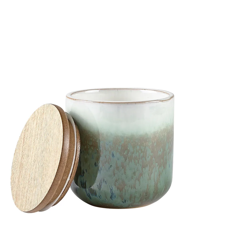 Villa Collection scented candle, Green/white - cactus blossom Villa Collection