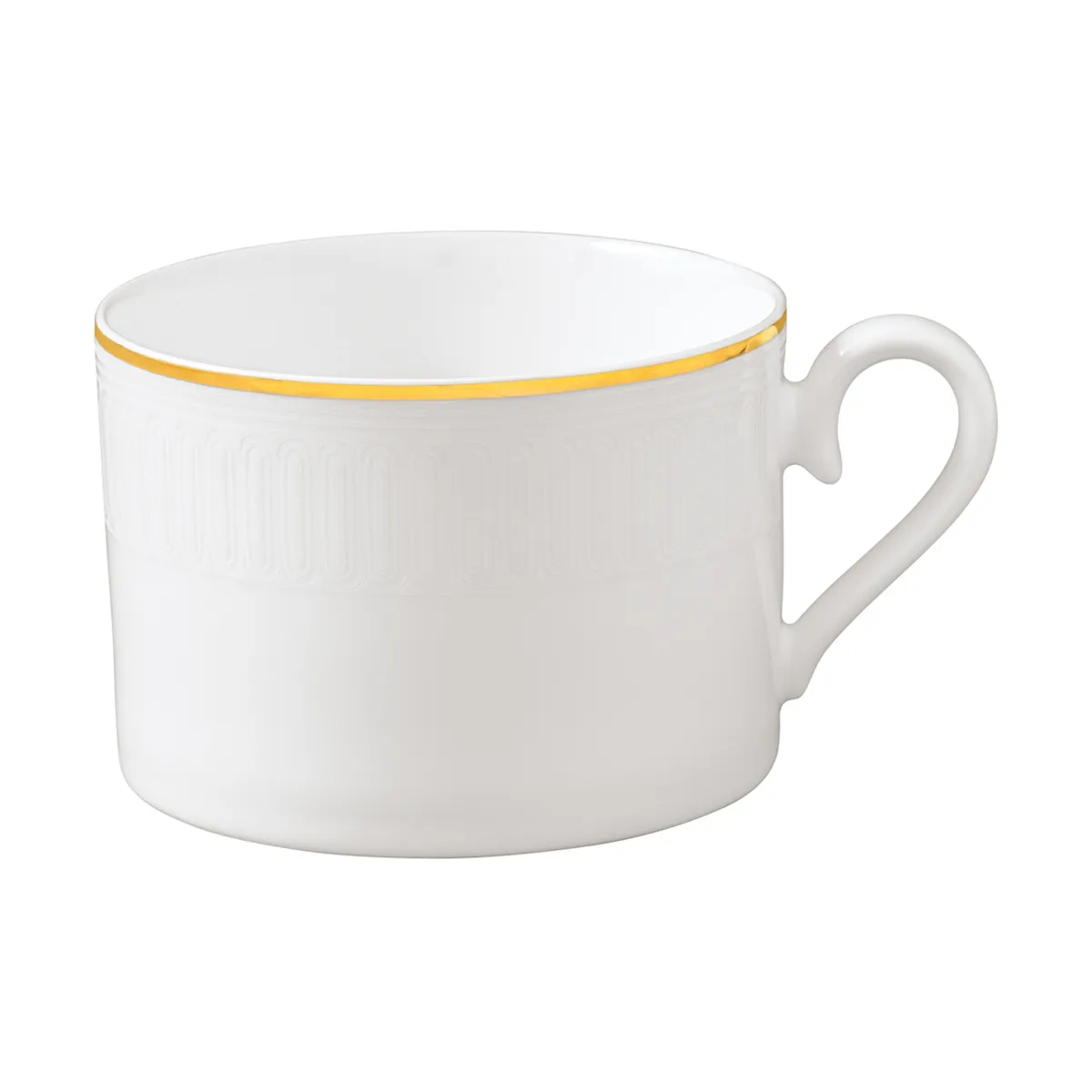 Château Septfontaines tea cup 20 cl, White-gold Villeroy & Boch