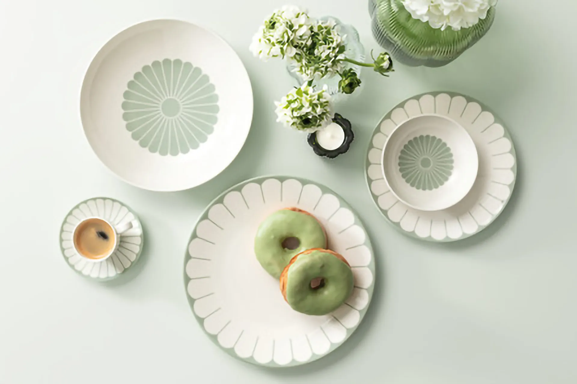 Fleur dessert bowl Ø13.2 cm, White-green Villeroy & Boch