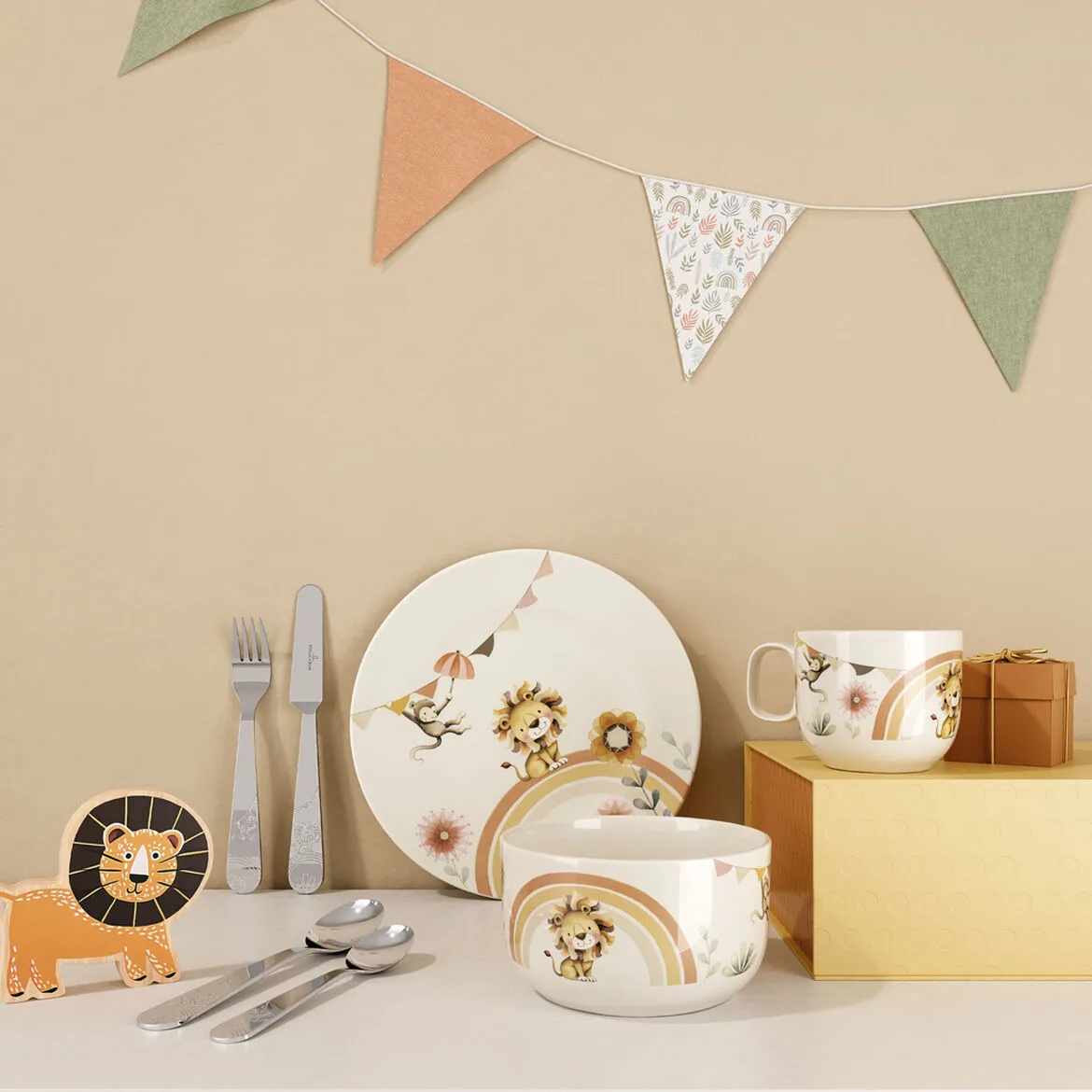 Roar like a Lion children's tableware set, 7 pieces Villeroy & Boch