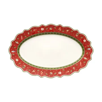 Toy's Delight serving platter oval 31x50 cm - White-red - Villeroy & Boch
