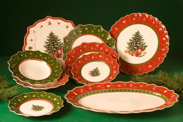 Toy's Delight serving platter oval 31x50 cm - White-red - Villeroy & Boch