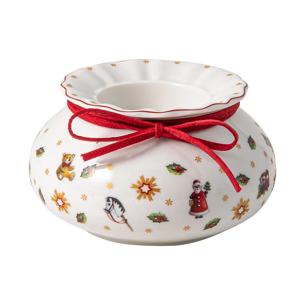 Toy's Delight tealight holder, White-red Villeroy & Boch