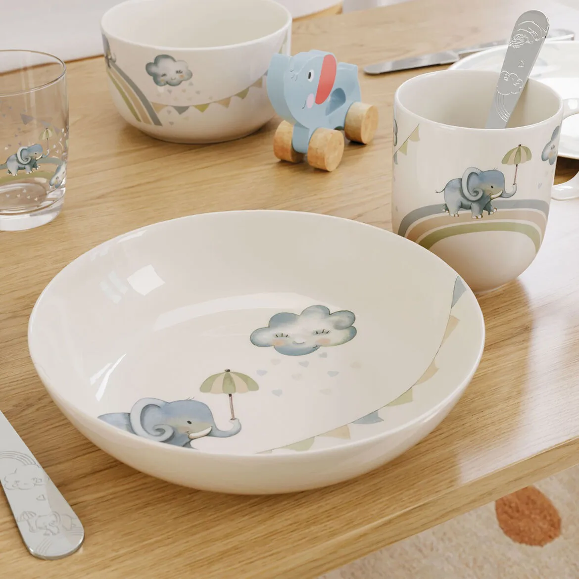 Walk like an Elephant children's mug L 28 cl, Multi Villeroy & Boch