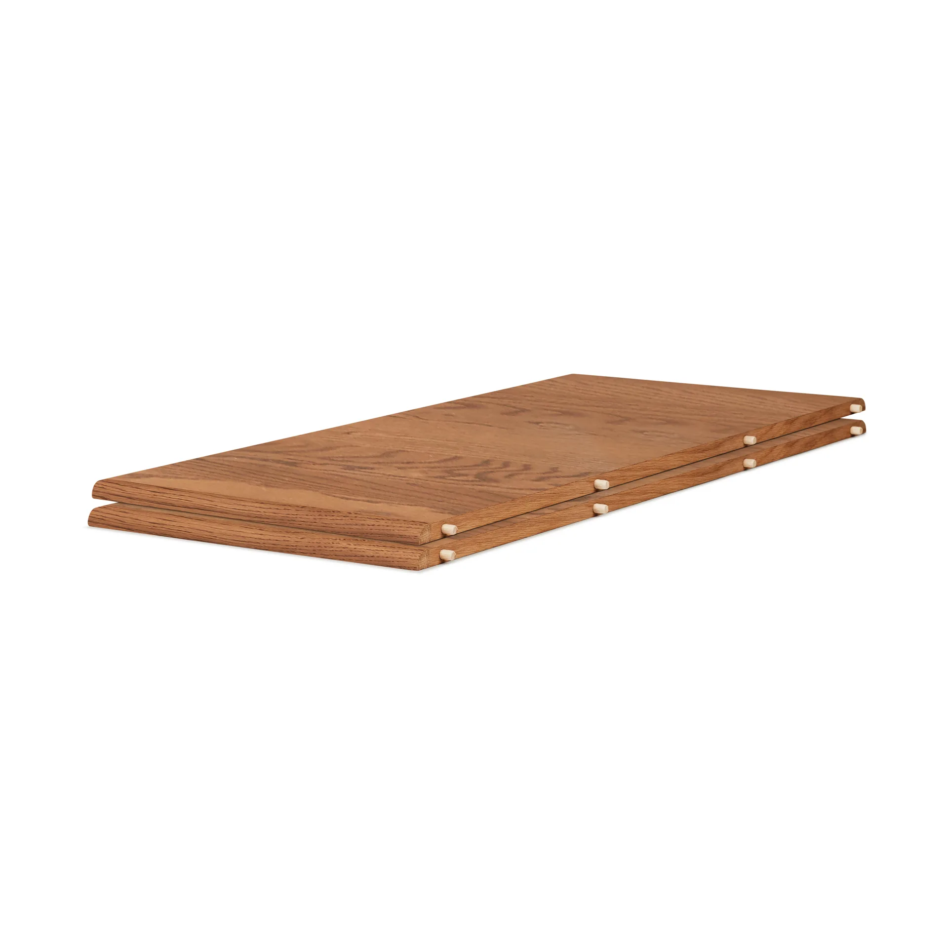Evermore dining table incl. 2 extension leaves of 45 cm each, Teak oiled oak, 190 cm Warm Nordic