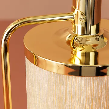 Fringe table lamp - Pale pink - Warm Nordic