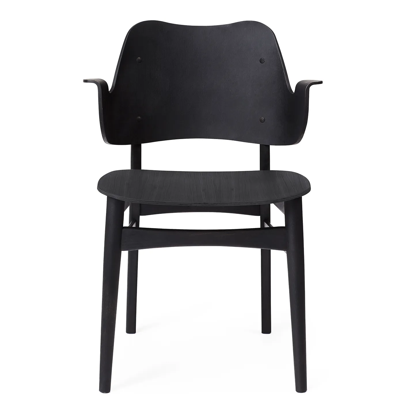 Gesture chair, Black coated beech Warm Nordic