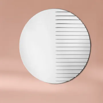 Masquerade Round mirror - Clear - Warm Nordic