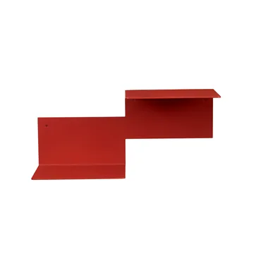 Repeat shelf - Rusty red, right - Warm Nordic