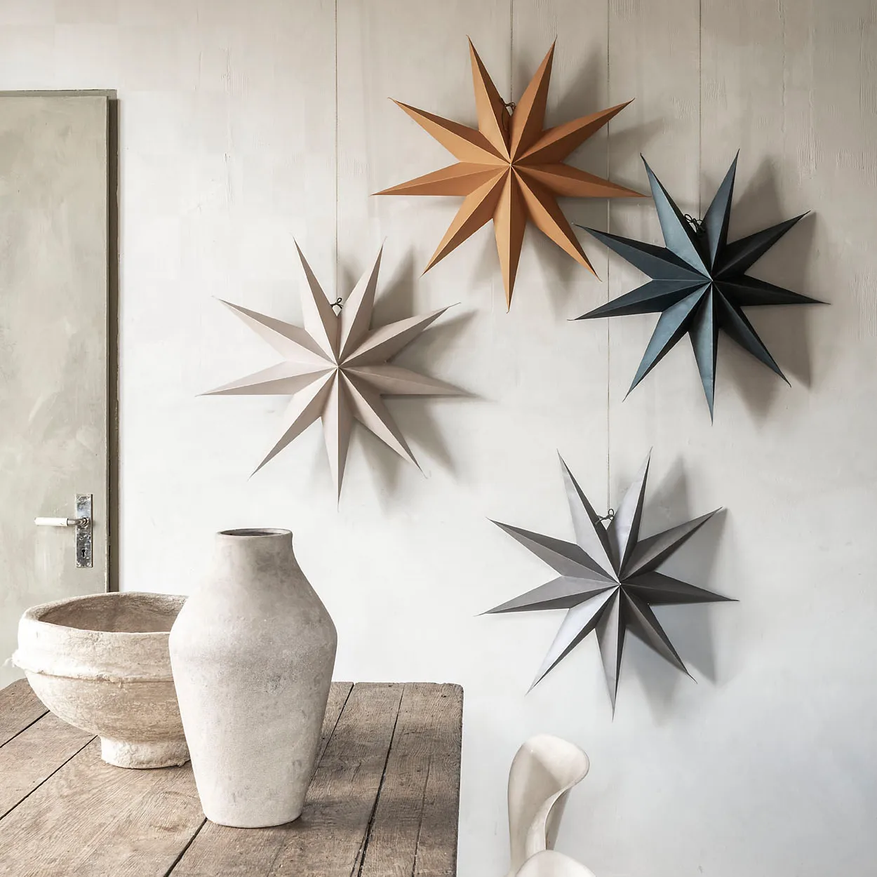 Boris Christmas star 70 cm, dark grey Watt & Veke