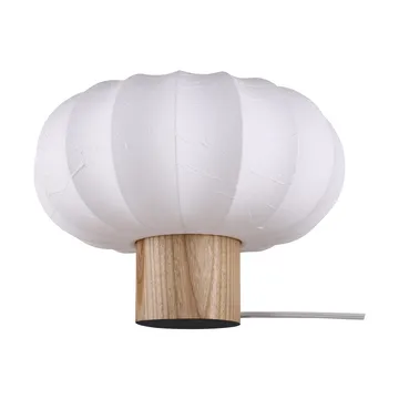 Lunari table lamp - White-Natural ash, Ø32x24 cm - Watt & Veke