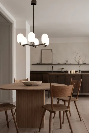 Noor chandelier Ø65 cm - White - Watt & Veke