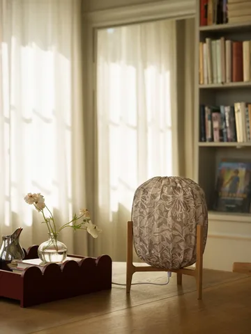 Prisma table lamp - Oak-Honeysuckle beige, Ø27x42 cm - Watt & Veke