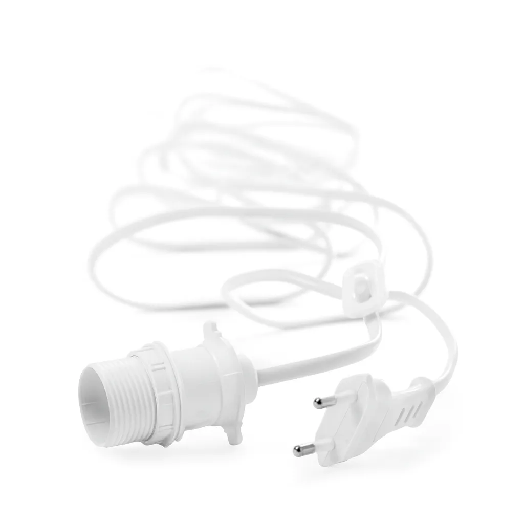 Watt & Veke pendant lamp E14 3.5 m, White Watt & Veke