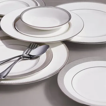 Vera Wang Grosgrain oval platter - White - Wedgwood