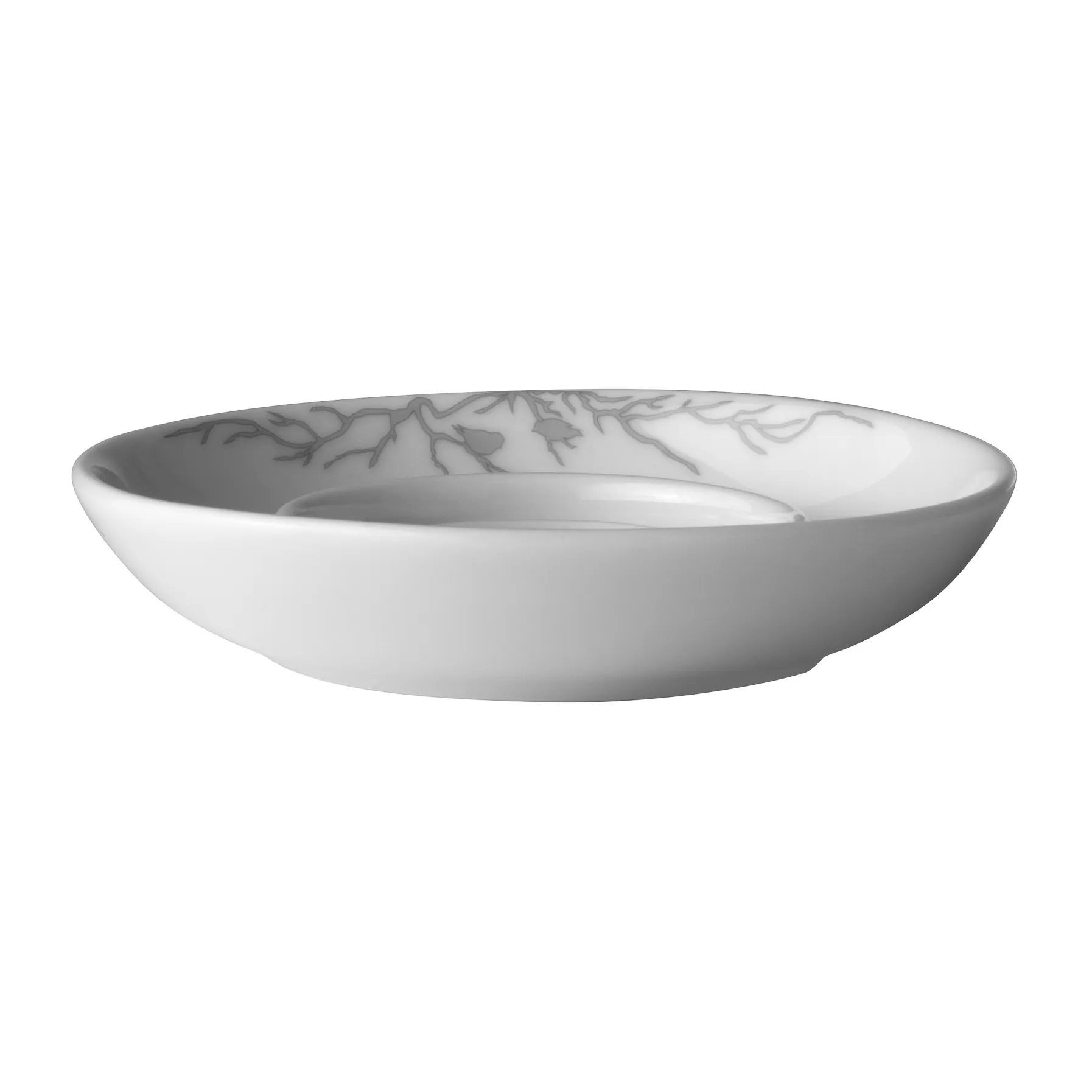 Alv candle stick Ø14 cm, White-grey Wik & Walsøe