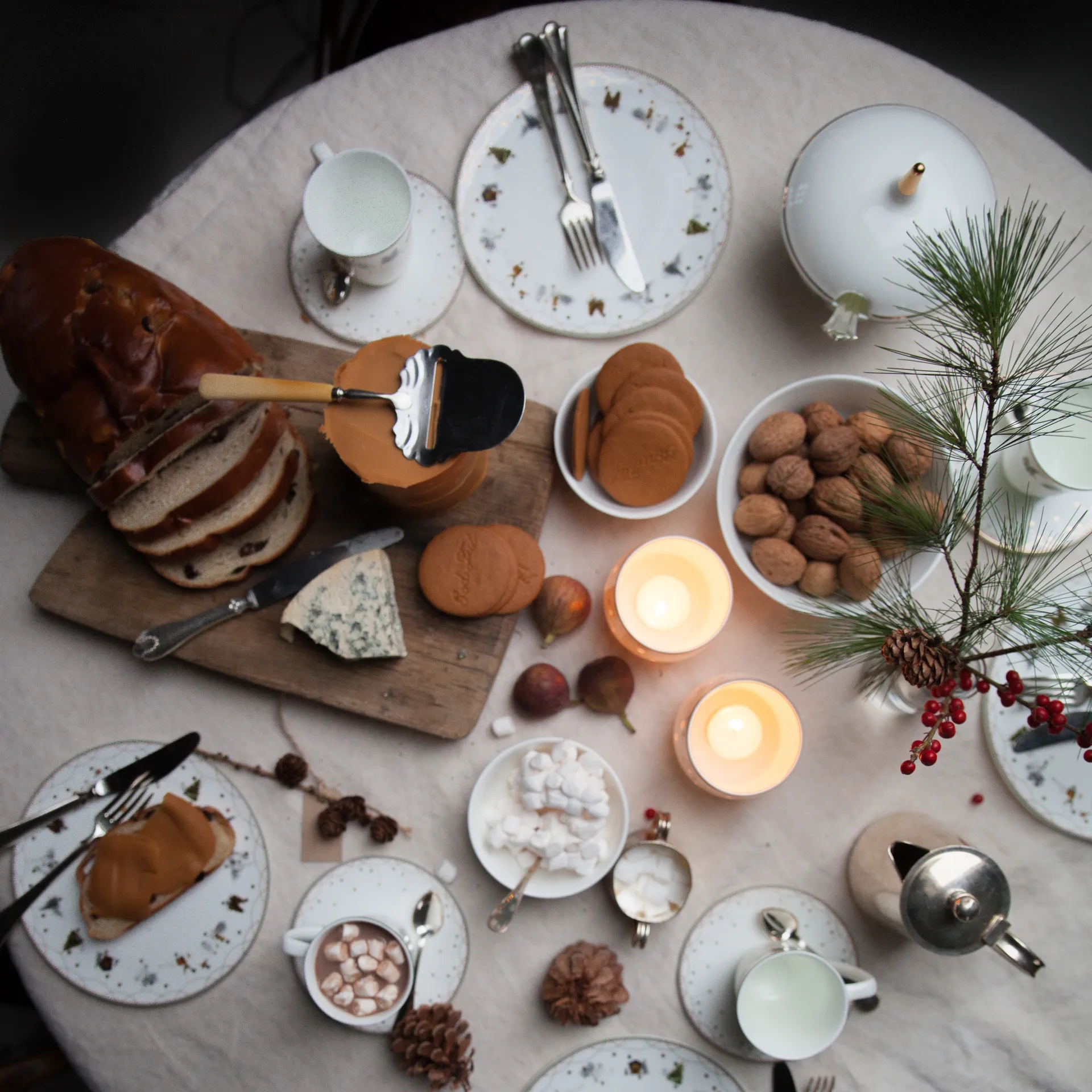 Julemorgen plate Ø28 cm 6-pack,  Wik & Walsøe