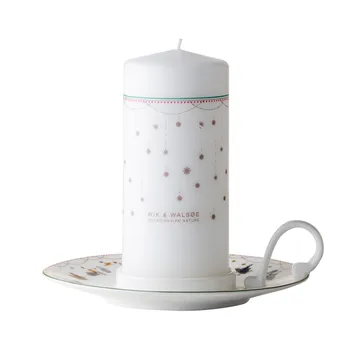 Julemorgen Story candle sticks - white - Wik & Walsøe