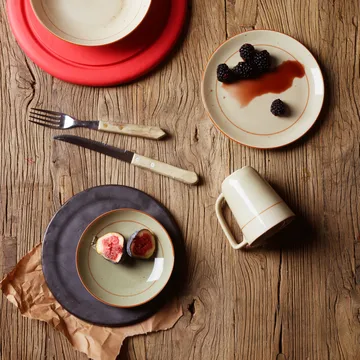 Rustikk deep plate green - 13 cm - Wik & Walsøe