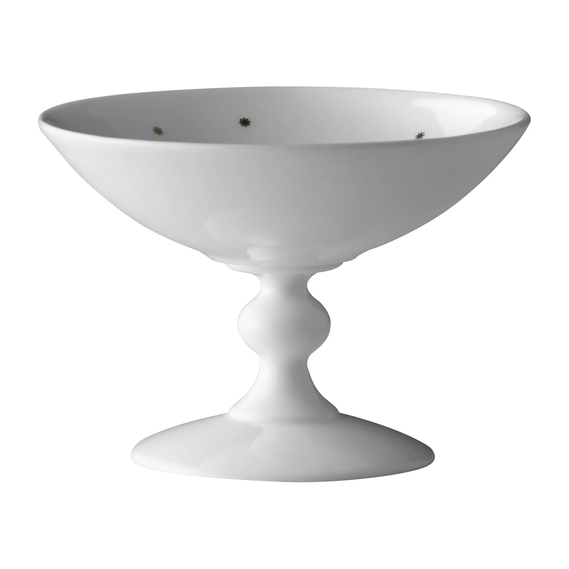 Starfall bowl on foot 12 cm, White Wik & Walsøe