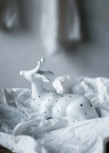 Starfall deer - White - Wik & Walsøe
