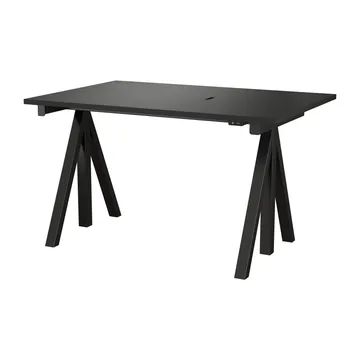 Works desk black 78x120 cm - Works