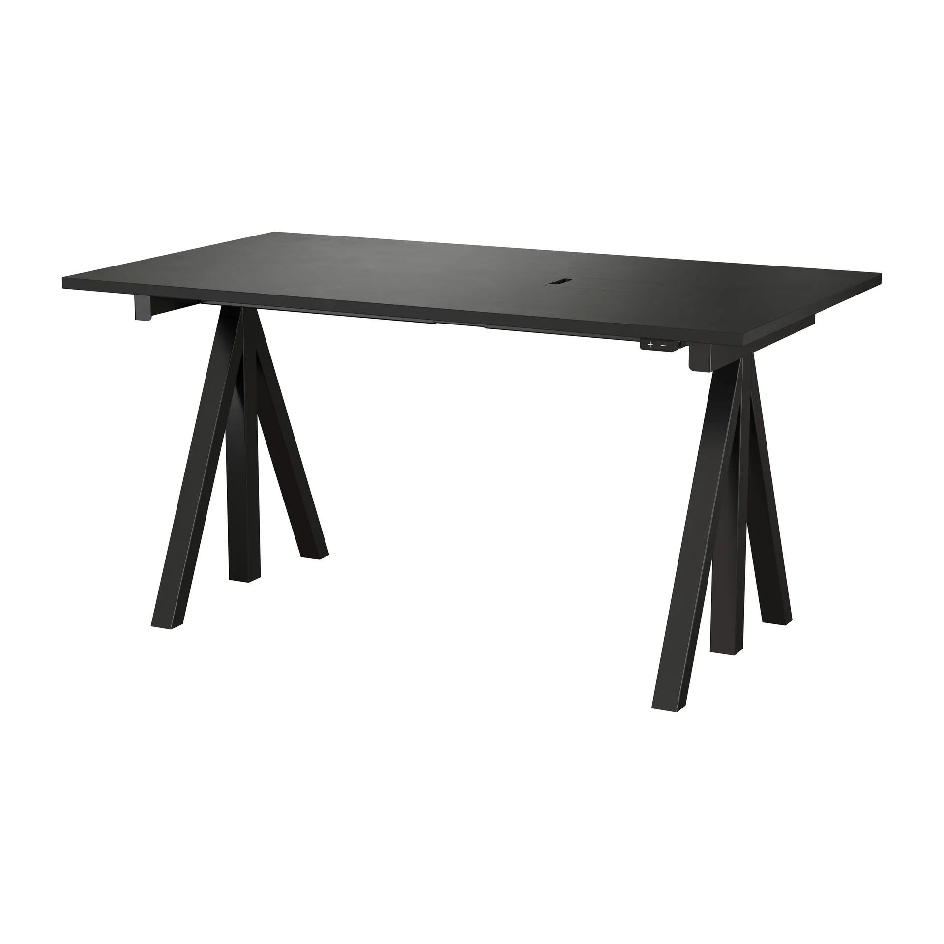 Works desk black 78x140 cm,  Works