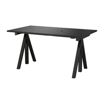 Works desk black 78x140 cm - Works