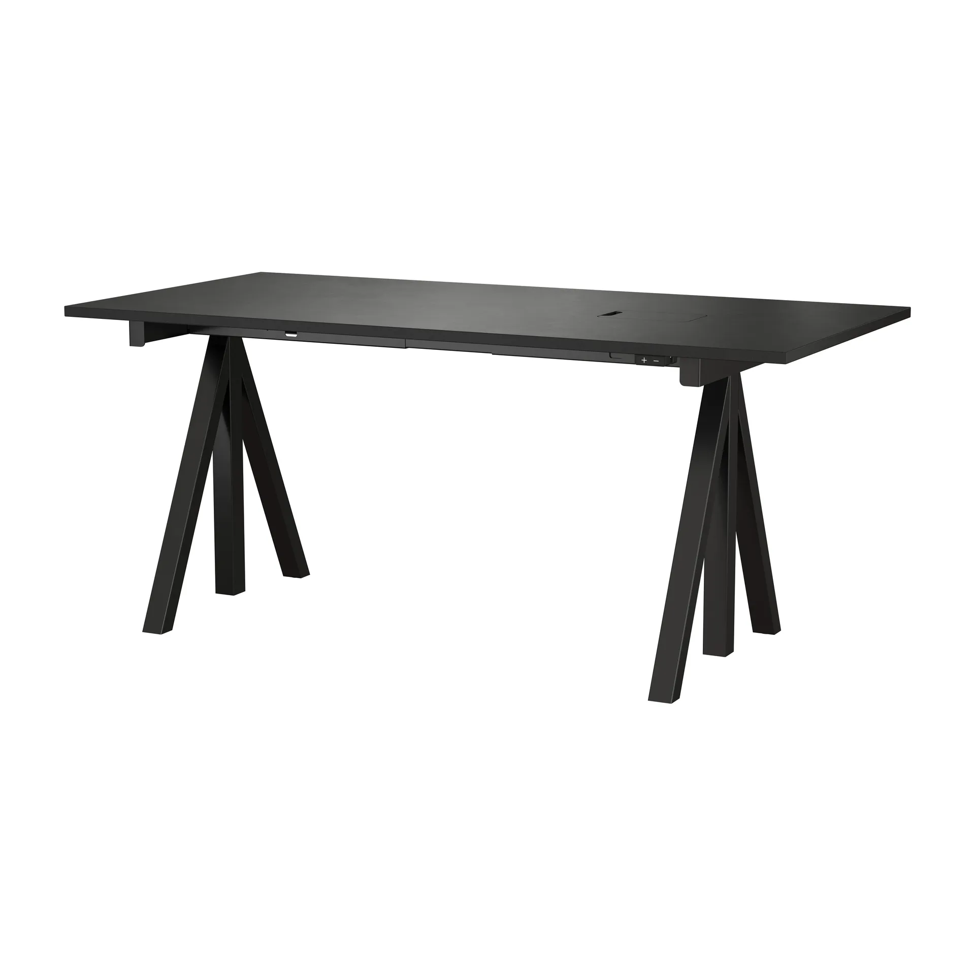 Works desk black 78x160 cm,  Works
