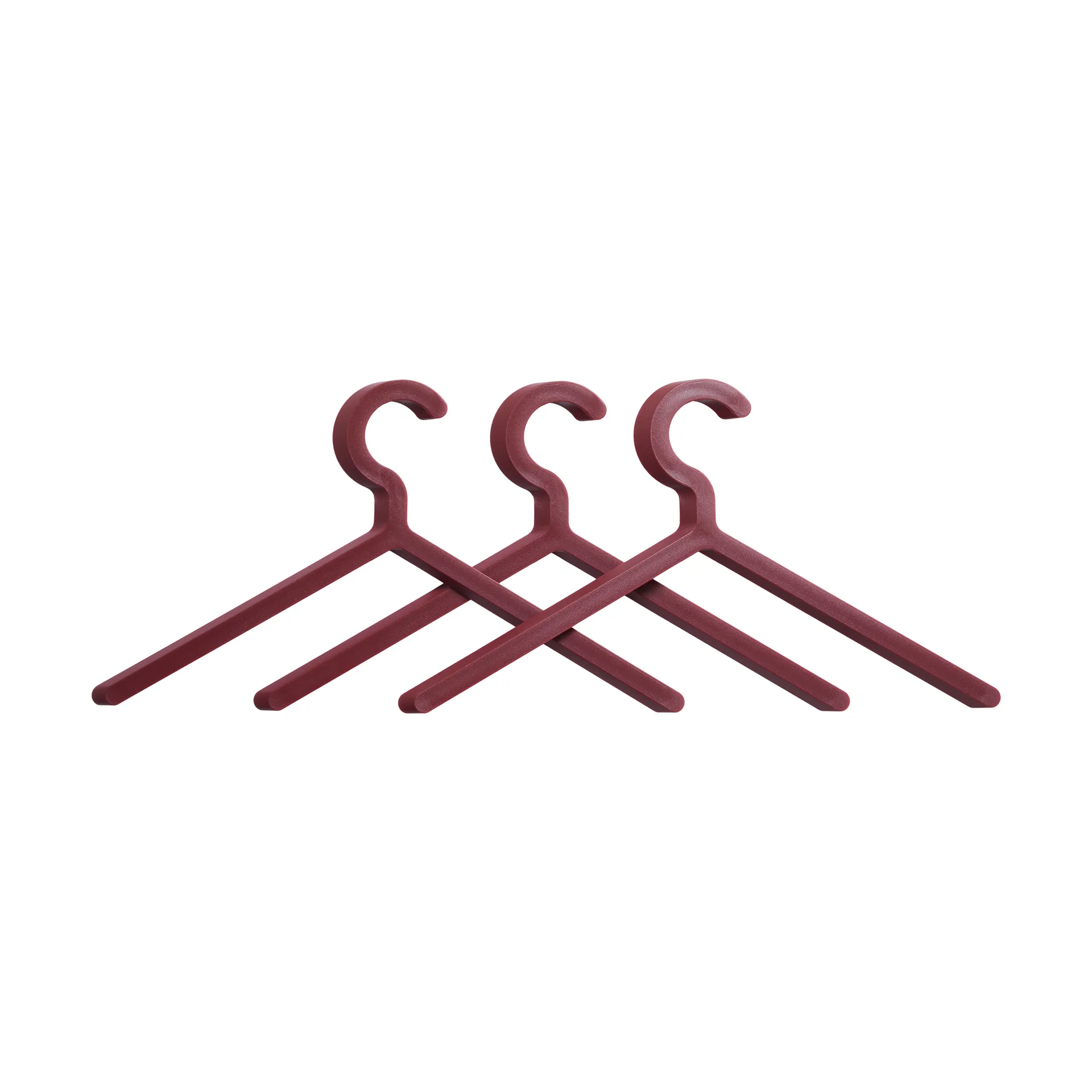 Illusion hanger, 3-pack, Deep red Woud