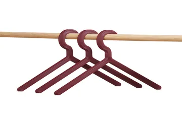 Illusion hanger, 3-pack - Deep red - Woud