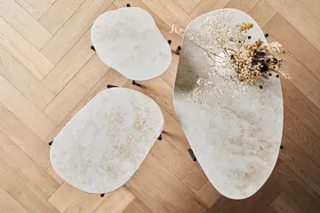 La Terra occasional table. small - Ivory - Woud