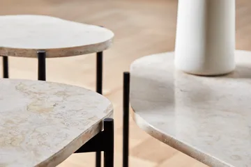 La Terra occasional table. small - Ivory - Woud
