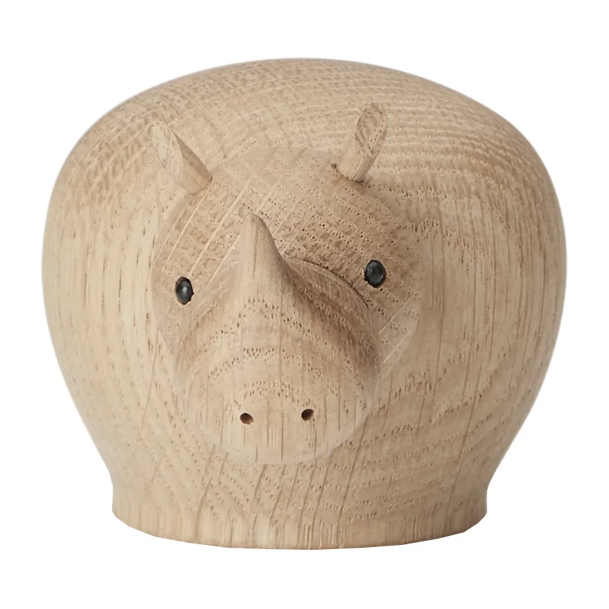 Rina wooden rhino, Mini Woud