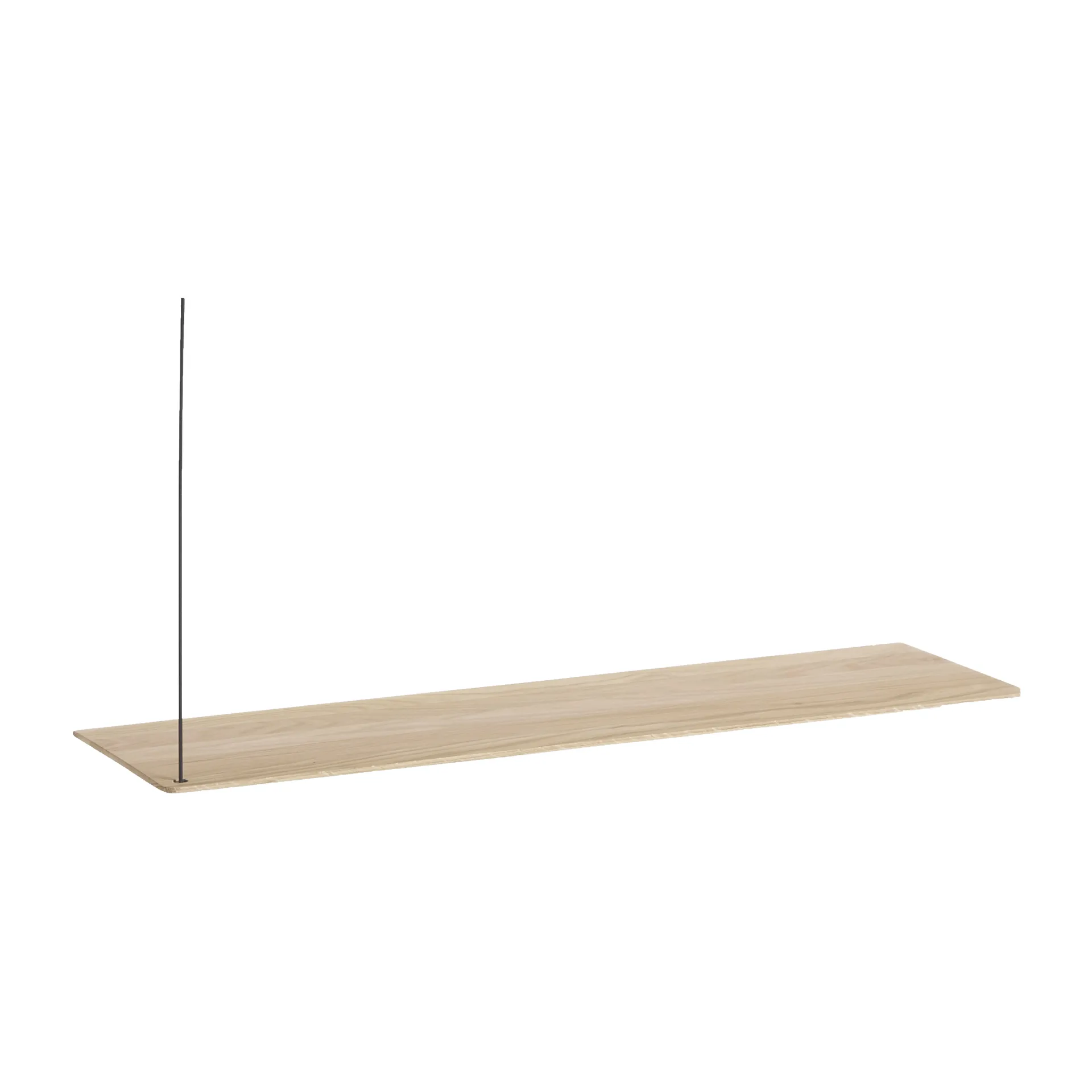 Stedge Add-on shelf 80 cm, White pigmented oak Woud