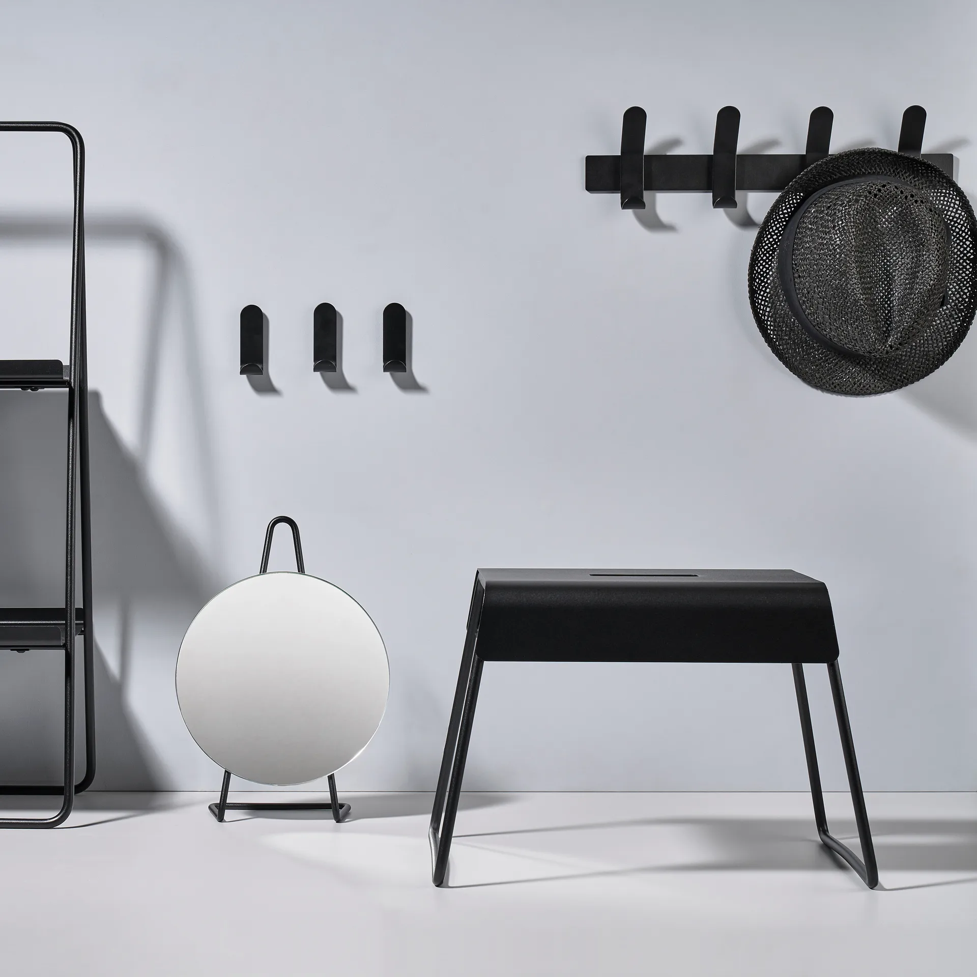 A-Mirror table top mirror, black Zone Denmark
