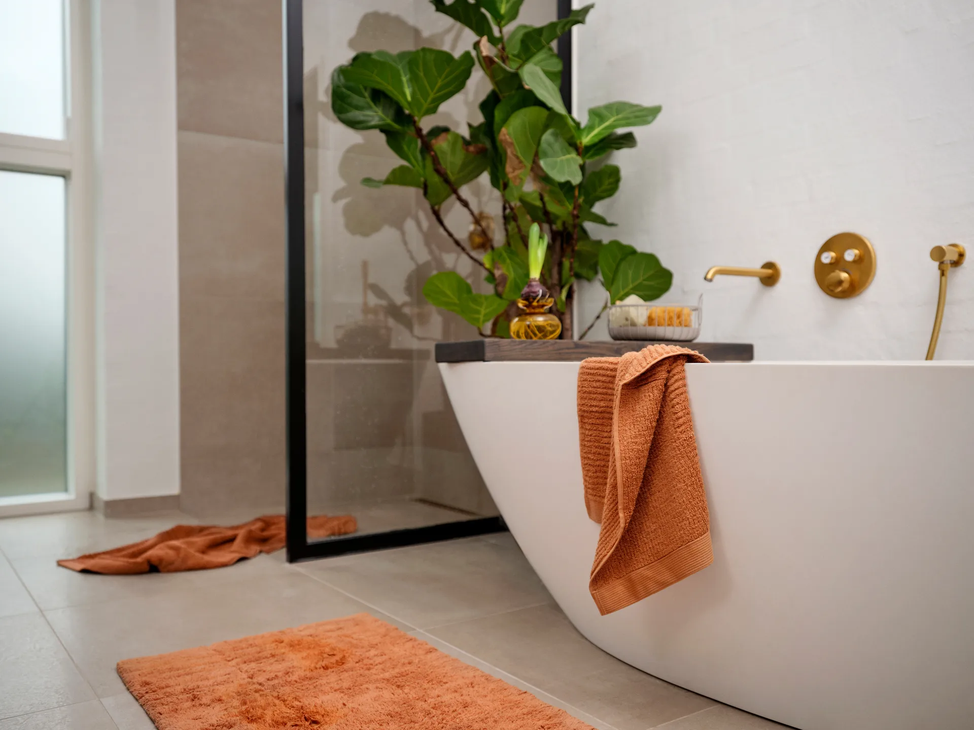 Classic towel 50x100 cm, Mandarin Zone Denmark