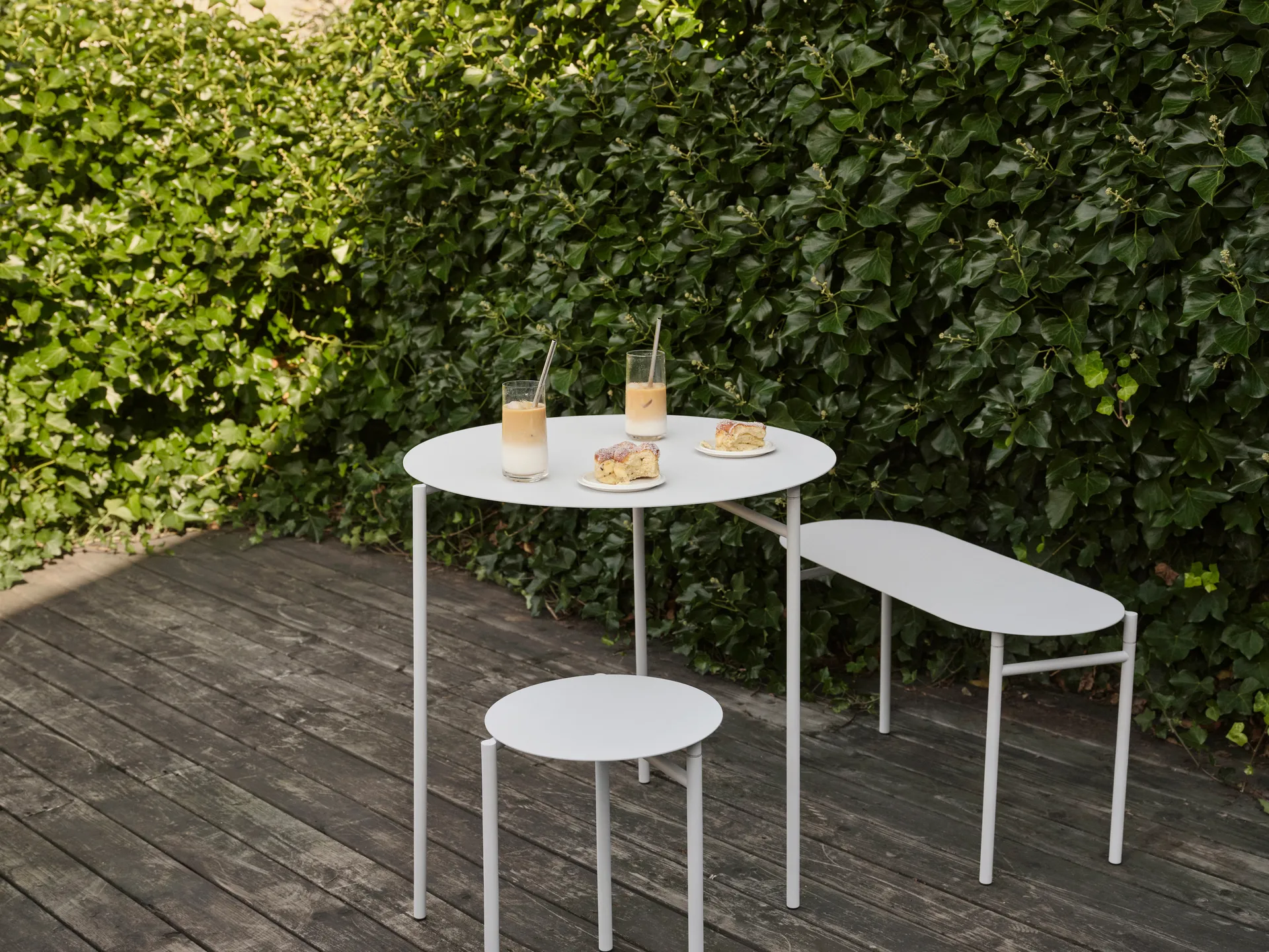 Disc stool, Soft Grey Zone Denmark