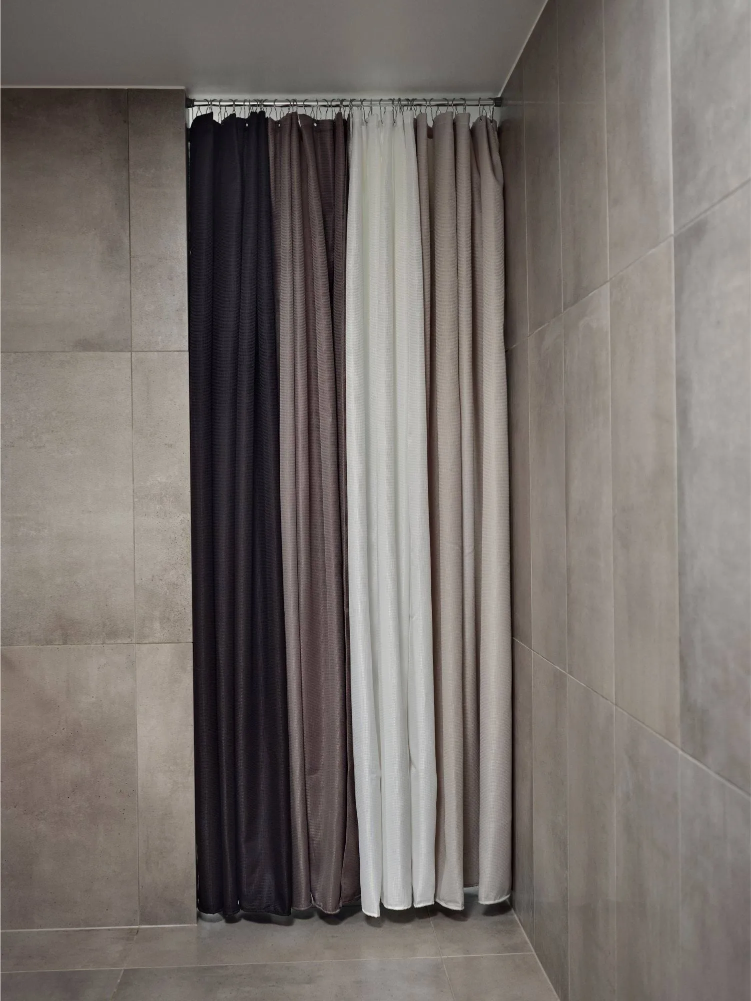 Lux shower curtain, Soft grey, 180x200 cm Zone Denmark