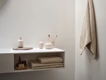 Sensu jar with lid Ø10.5x7.5 cm - Sand - Zone Denmark