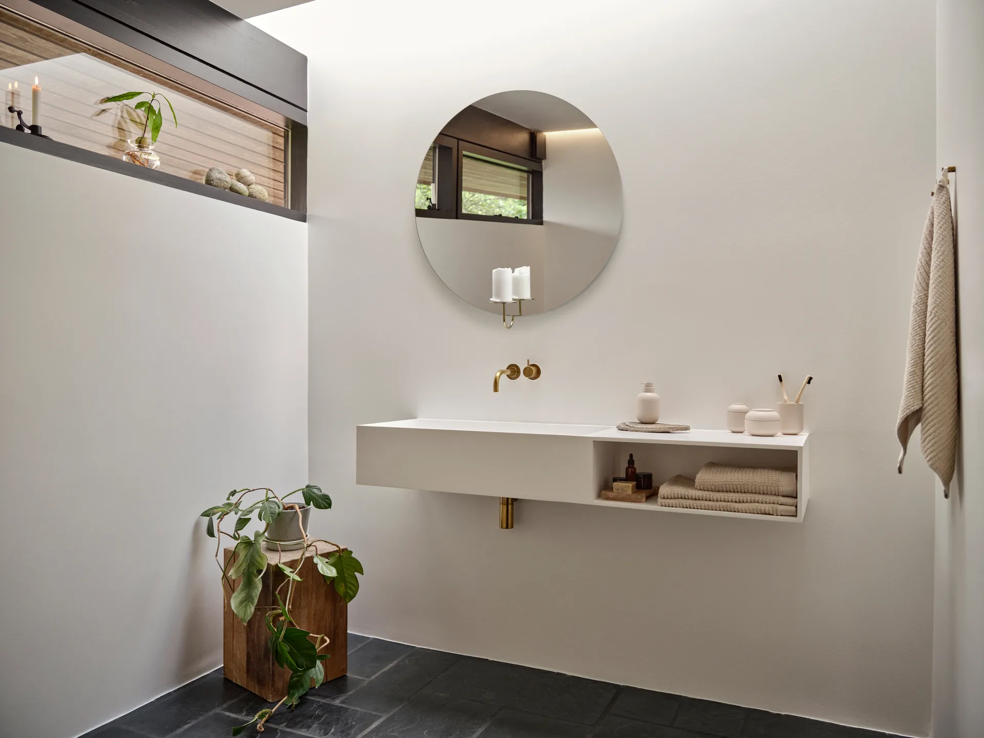 Sensu jar with lid Ø6.5x9 cm, Sand Zone Denmark