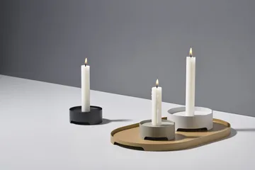 Singles candle sticks Ø9 cm - Black - Zone Denmark
