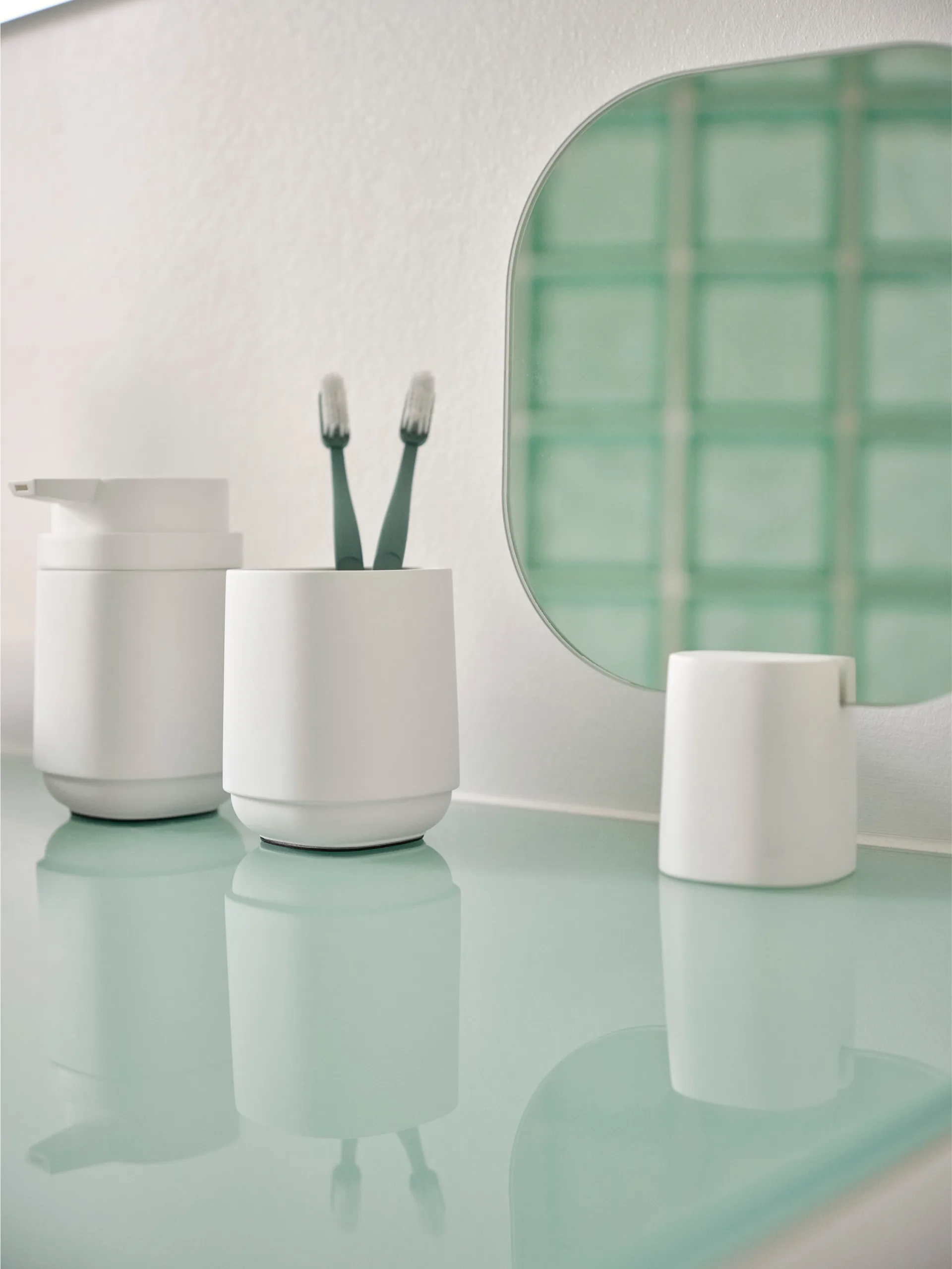 Time table mirror 26.5 cm, White Zone Denmark