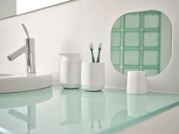 Time table mirror 26.5 cm - White - Zone Denmark