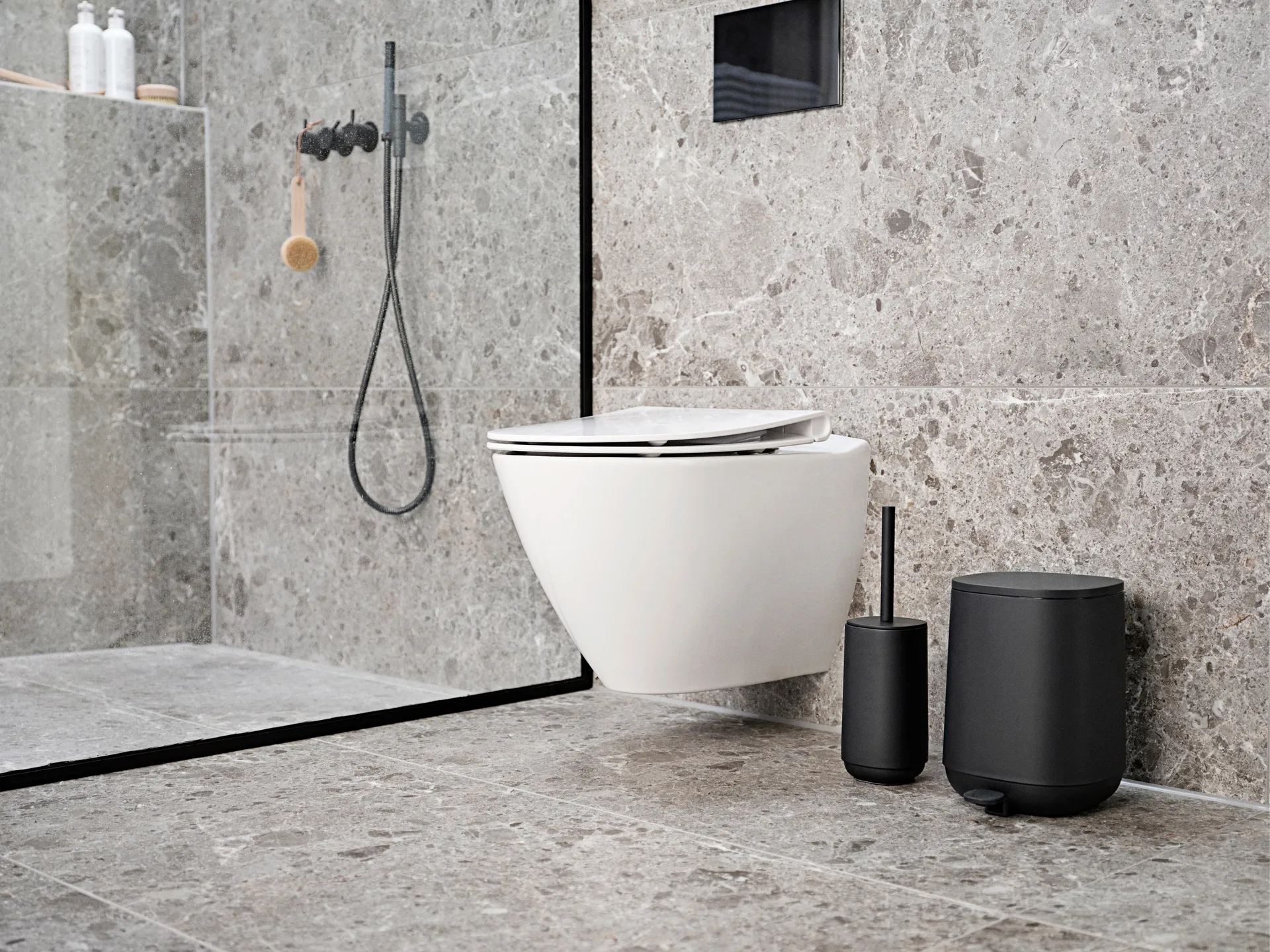 Time toilet brush 36 cm, Black Zone Denmark
