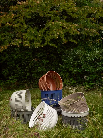 Ume laundry basket Ø40x29 cm - Terracotta - Zone Denmark
