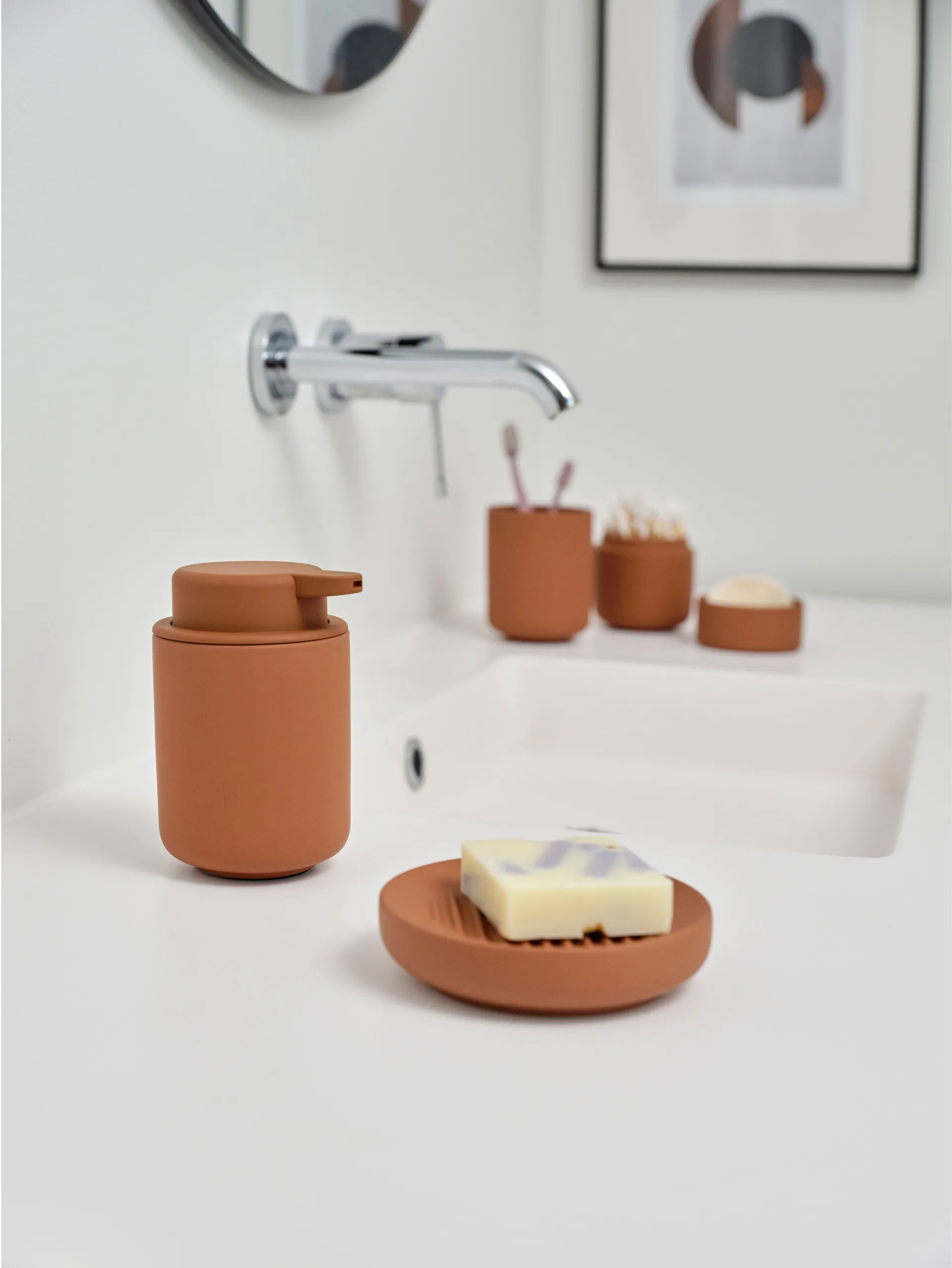 Ume soap dish, Terracotta Zone Denmark