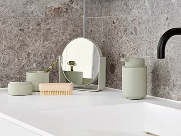Ume table mirror with 5x magnification 19x19.5 cm - Eucalyptus - Zone Denmark