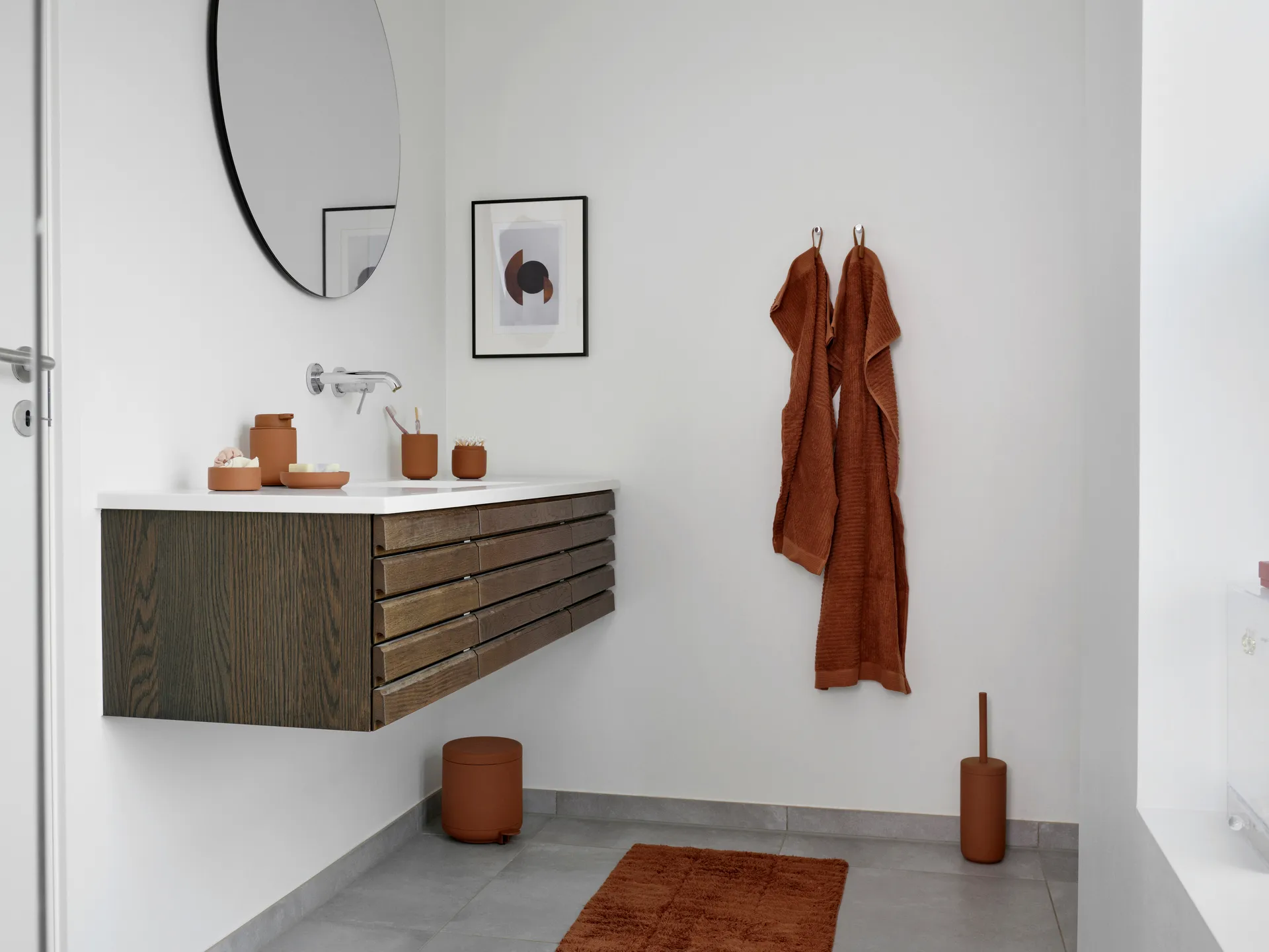 Ume toilet brush, Terracotta Zone Denmark