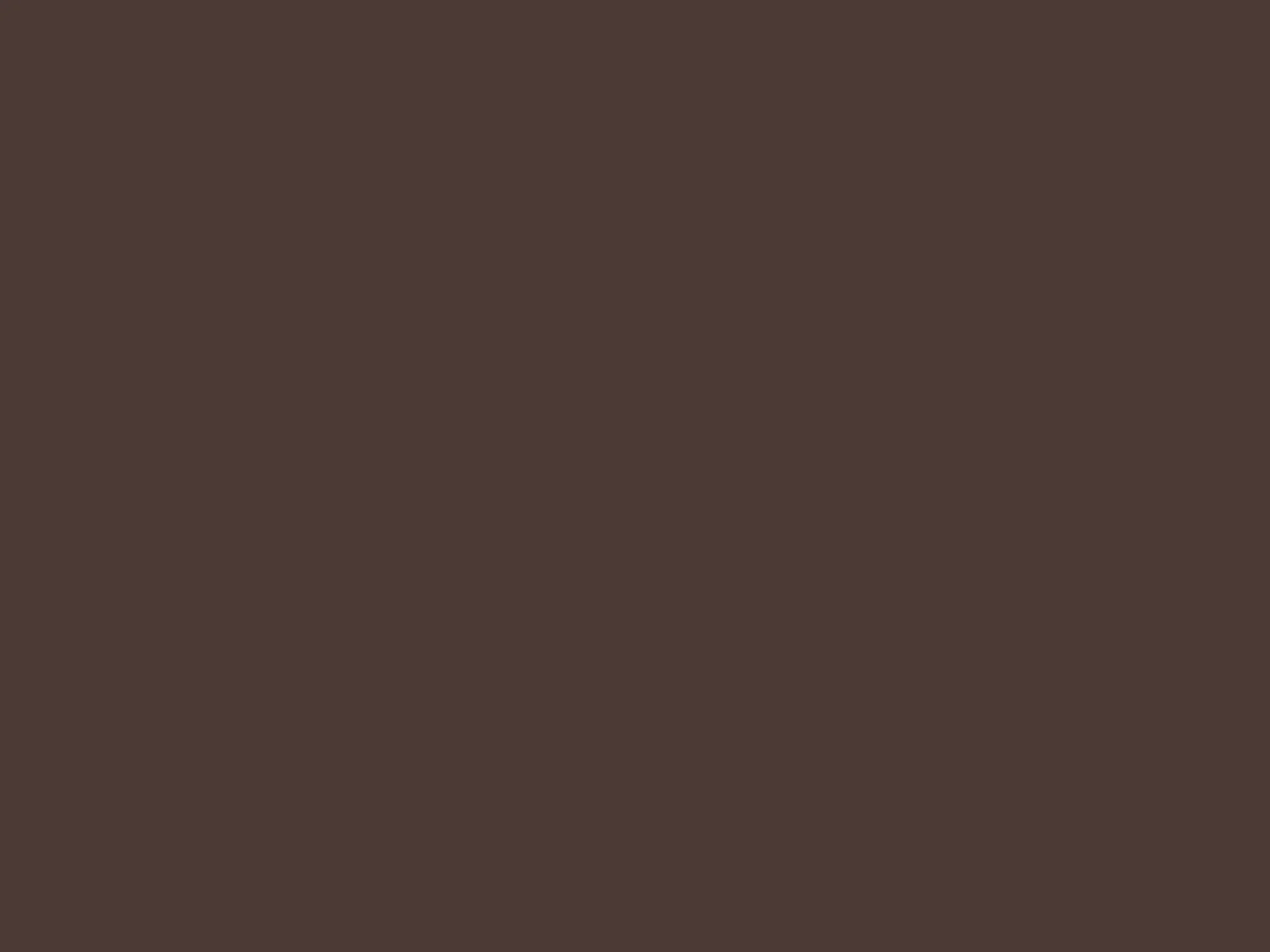 Solid dark brown background.